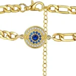 evil eye bracelet signed lorna