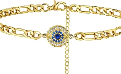 evil eye bracelet signed lorna