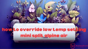 how to override low temp setting mini split alpine air​