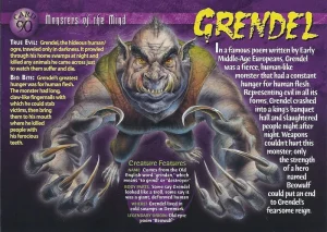 quotes of Grendel being depicted as a killer